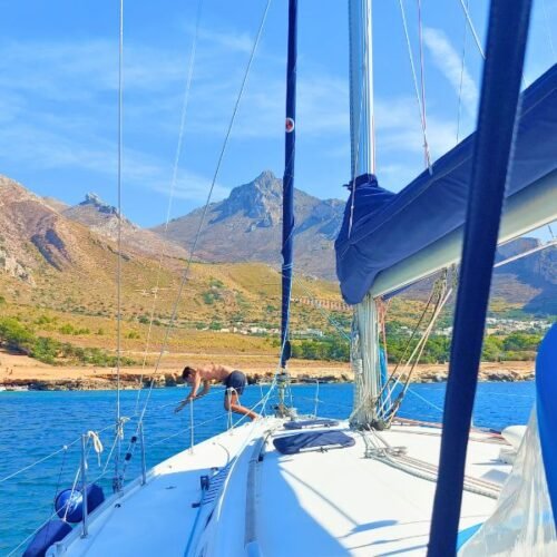 Vacanze barca vela_Giugno_Isole Egadi_Sail Sea Cucumber Vacanze barca vela Giugno Isole Egadi Sail Sea Cucumber